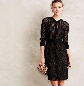 Byron Lars black lace dress